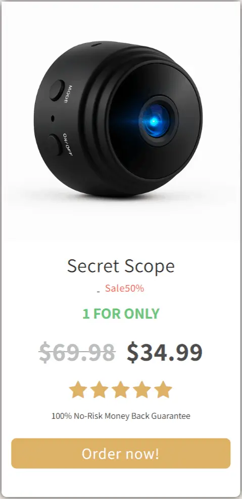 Secret Scope offer price